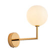 Aplica moderna alama abajur din sticla opal 1xG9/60W Feme 1932 Jupiter